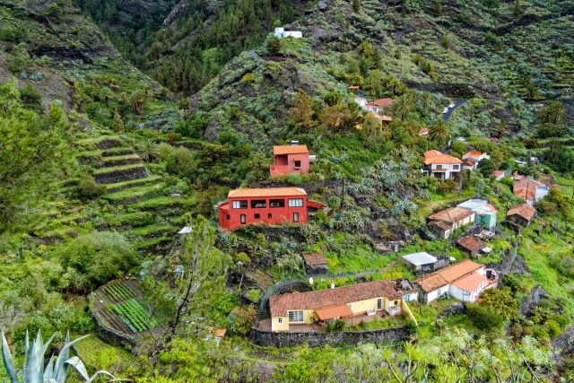 Vesnice La Laja, La Gomera