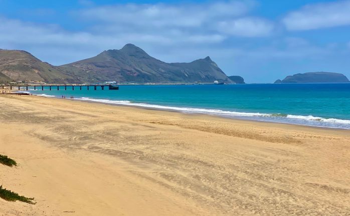 Praia dorada - sem doplujete z Funchalu trajektem. Porto Santo