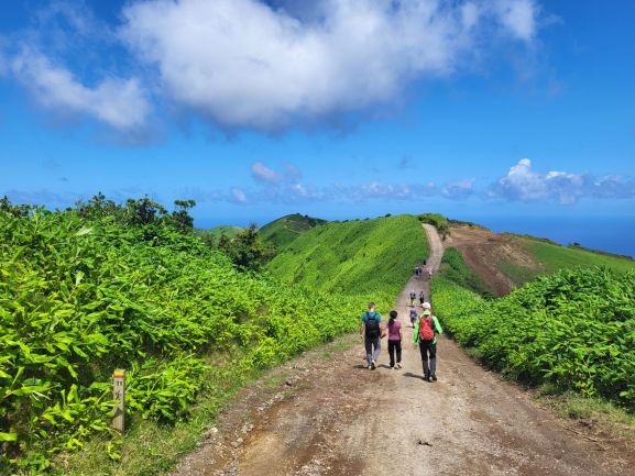 Trasa kolem jezer v Sete Cidades, Azory