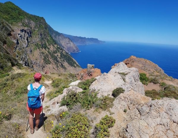 Před sedlem Boca do Risco, Madeira