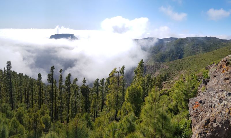Posvátná stolová hora Fortaleza de Chipude