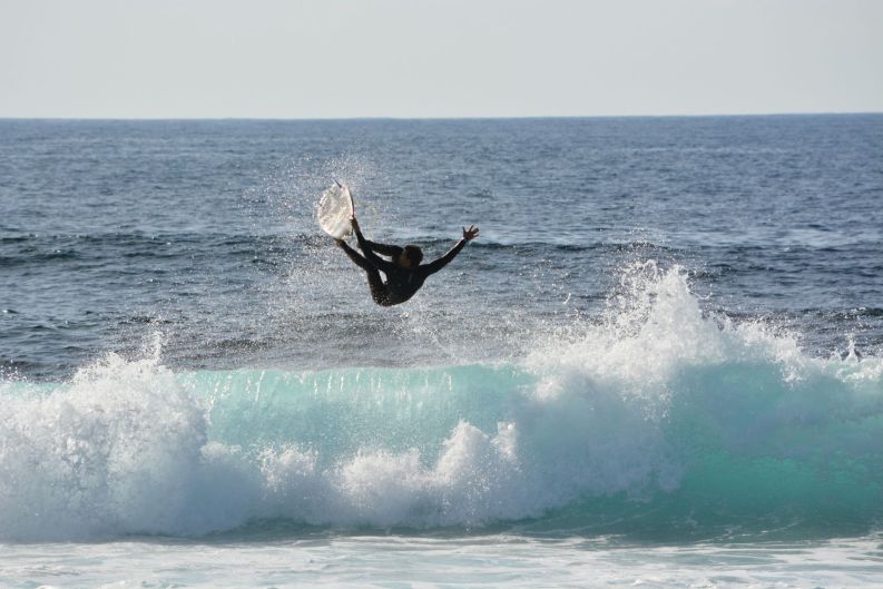Surfing na Kanárech je super