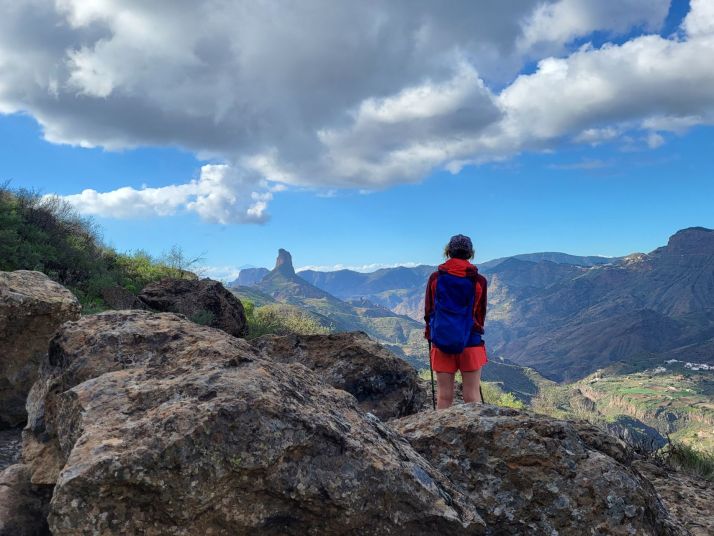 U Roque Nublo, pěší túra na Gran Canarii