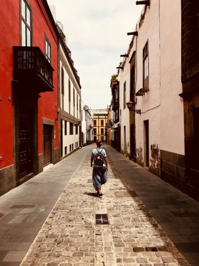 Procházka ulicemi na ostrově Gran Canaria