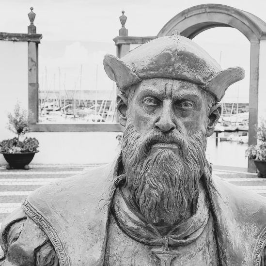 Socha Vasco da Gamy, Angra, Terceira