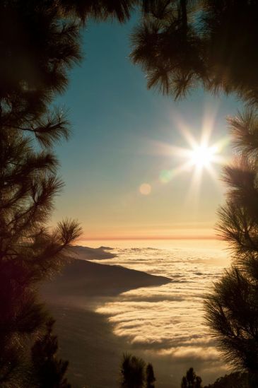 Moře mraků na Tenerife