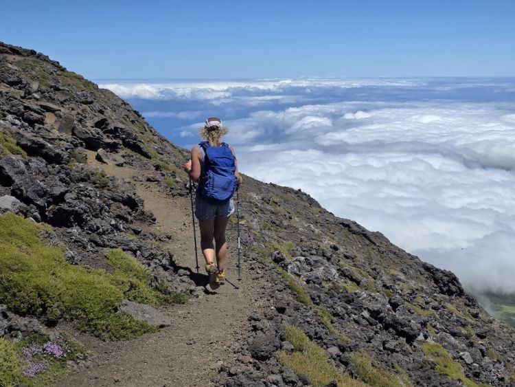 Cesta na nejvyšší horu Portugalska. Pico, Azorské ostrovy