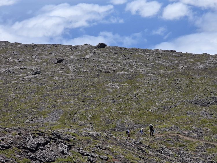 Rovinatá pasáž, cesta na vrchol Pico