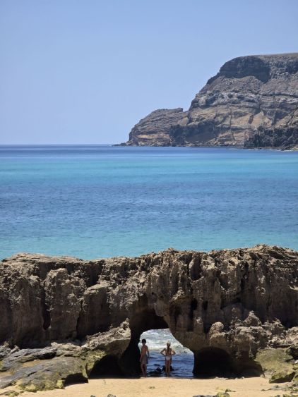 Calheta. Koupání na Porto Santu