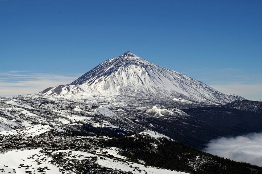 Sníh na Teide, Tenerife