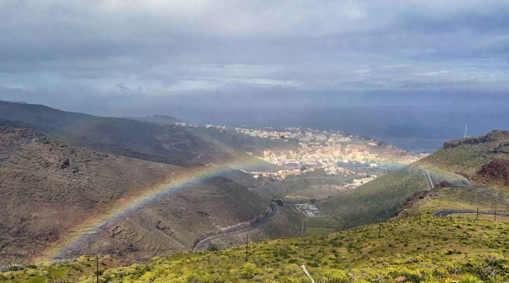 Duha nad San Sebastianem, La Gomera