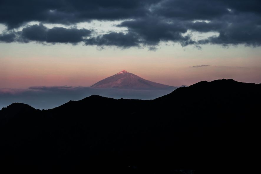 Výhledy na Teide z La Gomery