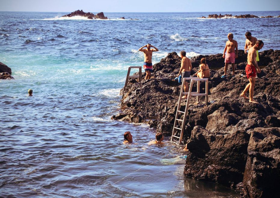 Koupání na ostrově São Miguel, Azory