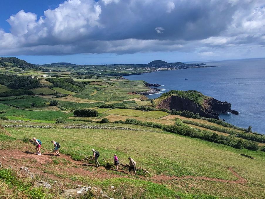 Túra Fortes de São Sebastião na ostrově Terceira