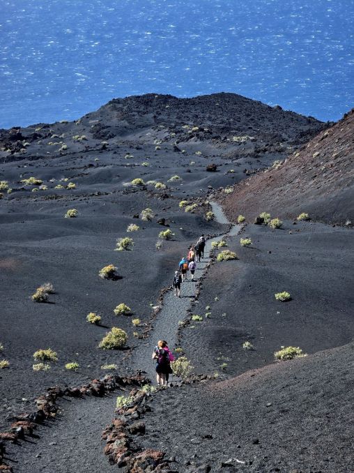 Sopečná krajina Fuencaliente, La Palma
