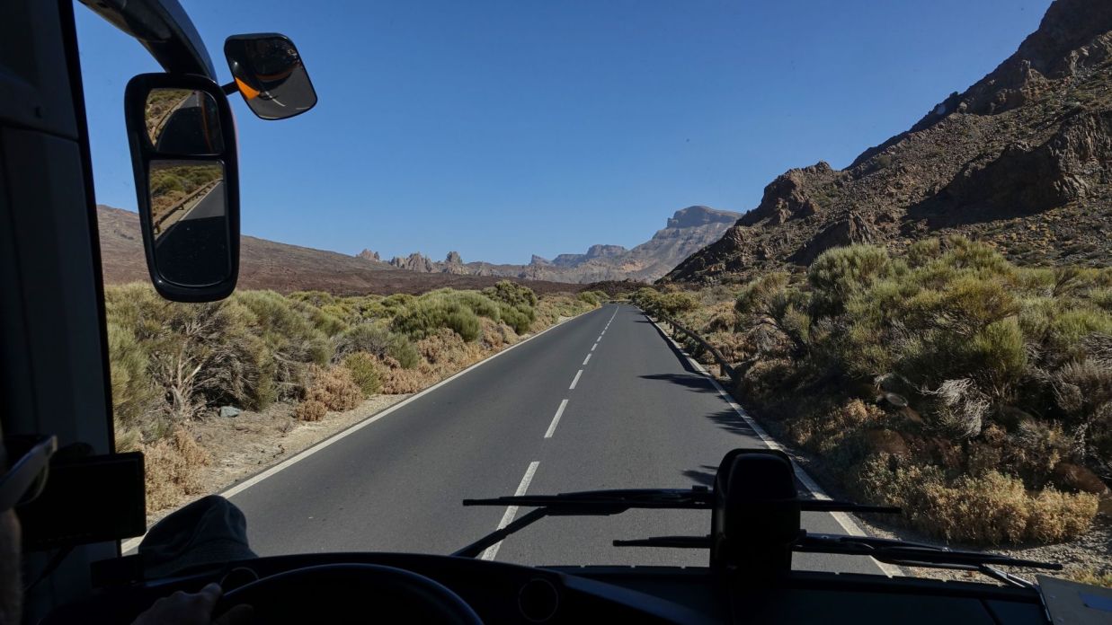 Cesta autobusem na Kanárských ostrovech