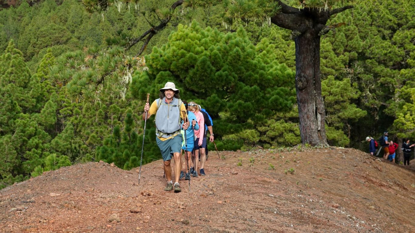 Se skupinou na zájezdu, El Hierro