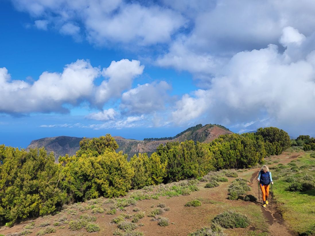 Centrální hřeben na ostrově El Hierro nabízí pohodové trasy