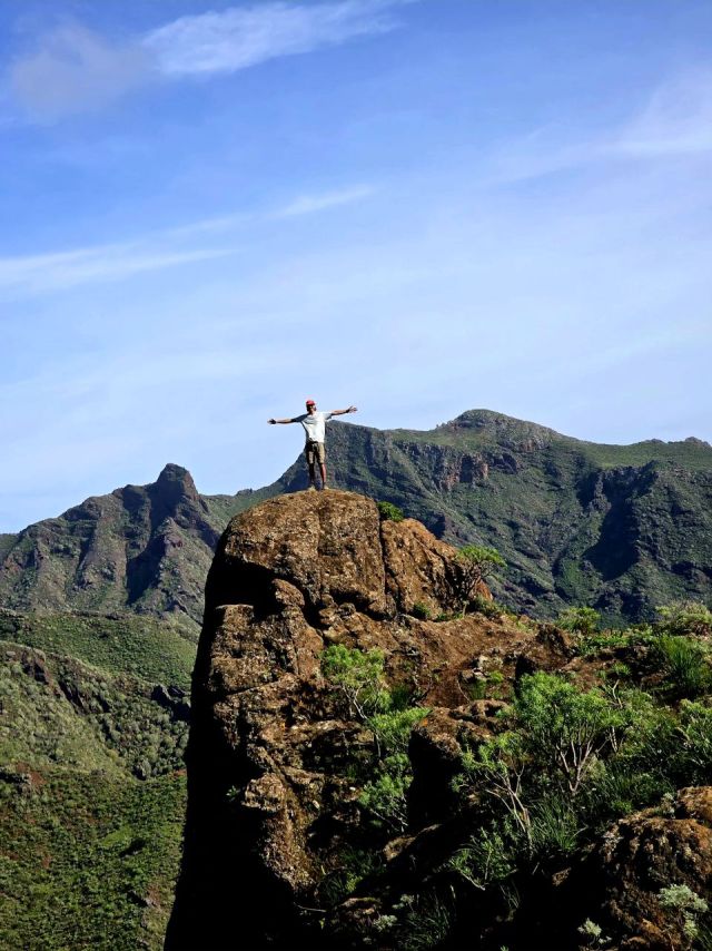 Ostrovan v pohoří Anaga na Tenerife