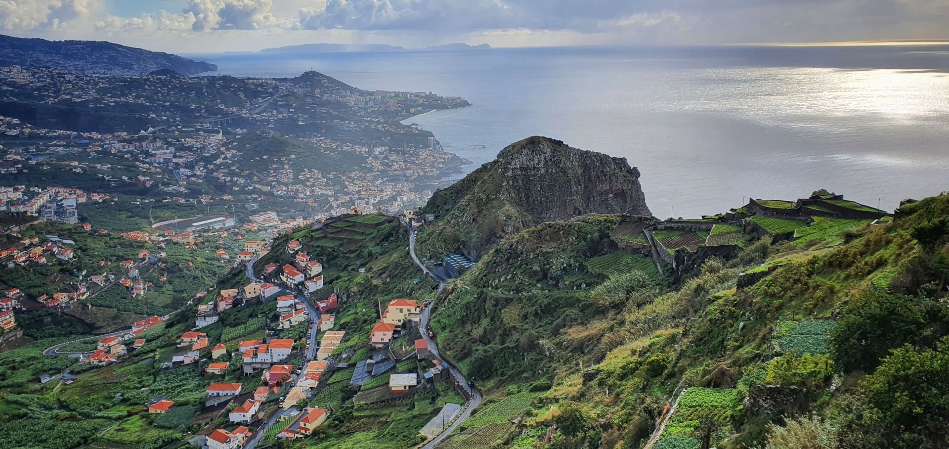 Cabo Girão a pohled na Funchal